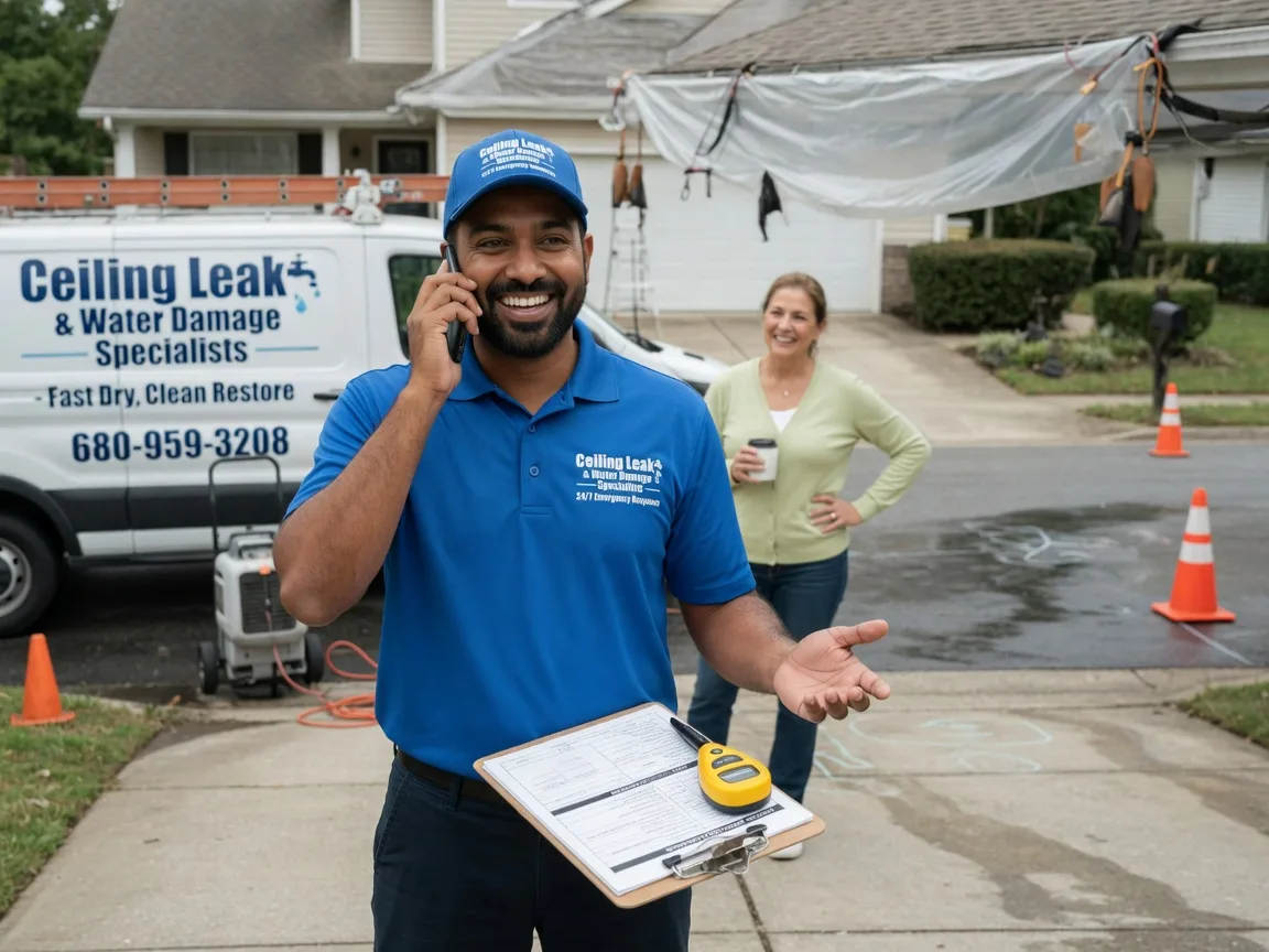 Ceiling Leak Cleanup Cropwell, AL FAQs